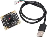 USB Camera Module 1MP 720P High Resolution 60 Degree View Angle 30FPS Frame Rate QR Code Scanning Face Recognition USB Webcam Module for Computer Laptop Desktop Black