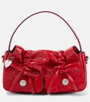 [Acne Studios] Acne Studios Multipocket Micro leather shoulder bag One Size red