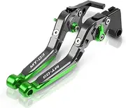 Adjustable Brake Clutch Levers Clutch Lever Brake Lever Adjustable Folding Handle Levers Motorcycle Parts for YA&MA&HA MT-03 MT03 2005-2014(C5)