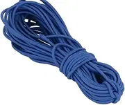 15M Round Elastic Cord Royal Blue 2.5MM Elastic Bungee Rope Stretchy Cord Elastic String for Backpack Tent Poles Sewing DIY Craft Making