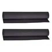 EVA Foam Sheets Roll, [for Crafts] - 13x39 Inch 1mm Thickness / Black / 2 Pcs