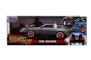 Back to the Future Part III - Time Machine Raw Metal 1:24 Scale Hollywood Ride