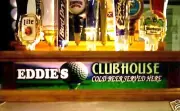 LED LIGHTED GOLER 18 BEER TAP HANDLE DISPLAY PERSONALIZED club house BAR SIGN