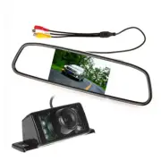 Mirror with 4.3 inch TFT LCD Screen + Rear View Camera for Car CCD CCD