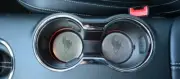 Pair (2) Pony Emblem Cup Holder Inserts Stainless Steel for 2015-2020 Mustang