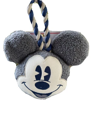 Harry Barker | Gray Mickey Mouse Head | Squeaky Plush Dog Toy