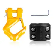 Heavy Duty Steel Safety Latch Winch Cable Hook Stopper & Clevis Slip Hook Sets