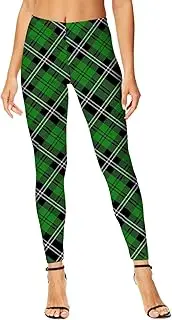 [Deerose] Womens St Patrick's Day Leggings Clover Shamrock Legging