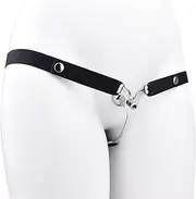 Sex Toys Stainless Steel Inverted Chastity Cage Flat Chastity Lock Chastity Device Adult Toys Male Cage Beginner Cage Penis Cage Erection Ring Bondage Couple Lock