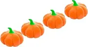 Generic 1 Set Adorable Fuzzy Pumpkin Cushion Soft Throw Pillows for Halloween Home Decor for Sofa Bedroom Plaything