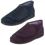 Ladies Padders Wide Fitting Boot Style Slippers Cherish