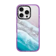 iPhone 16 Pro Impact Case MagSafe Compatible Bahama Beach Transparent Iphone Case By Ann Upton