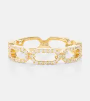 [Bucherer Fine Jewellery] Bucherer Fine Jewellery Link 18kt gold ring with diamonds O gold