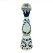 This Clase Azul Reposado Tequila empty bottle Painted Jar ornament home decor