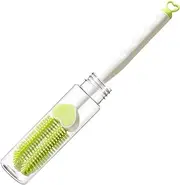 Bottle Cleaner Brush | Bottle Cleaning Tools Brush | Multi-purpose Long Handle, Flexible Attachment For Glassware & Containers Narrow Neck Cleaning Brush B