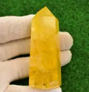Quartz Golden Healer Crystal Rock Mineral AA+ Haematoid Tower UK BUY✔ 7cm #11