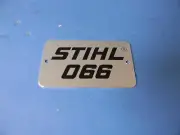 NAME TAG MODEL PLATE BADGE FOR STIHL CHAINSAW 066 NEW ---- DR.50