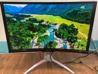 在飛比找Yahoo!奇摩拍賣優惠-【艾爾巴二手】AOC AGON AG322QCX 32型曲面