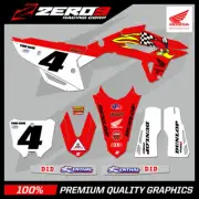 Custom MX Graphics Kit: HONDA CR CRF Motocross Graphics Decals 125-450 WOODY