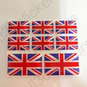 Sticker United Kingdom UK Union Jack Resin Domed Stickers Flag 3D Vinyl Adhesive