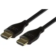 Dynamix C-HDMIHSE-5 10Gbps High-Speed Slimline HDMI Cable - with Ethernet - 5m Max Res 4K2K 24/30Hz (3840x2160) - 8 Audio Channels - 8bit Colour Depth - Supports CEC, 3D, ARC [C-HDMIHSE-5]
