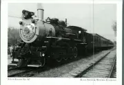 *NJ Postcard-"Steam Engine #60...w/50 Years" *Black River & W Railroad {G279-S1}