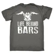 Life Behind Bars Motorbike T-SHIRT tee riding gears bike funny Gift Gifts Ideas