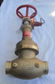 New Zurn Z3004ILGSS Inline Body Pressure Reducing Fire Hose Valve 2-1/2"