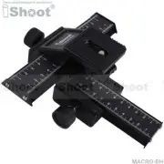 4-way Macro Focusing Rail Slider Tripod Bracket for Sony Nikon Camera+Lens+Flash