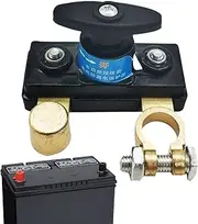 Battery Disconnect Button | Battery Disconnect Isolator - 12/24V Waterproof Cut Off Disconnector for Vehicles, Truck Accessories