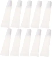WOONEKY 10pcs Empty Tube of Lip Glaze Hose 10ml Lip Gloss Tubes Lip Glazes Tu...