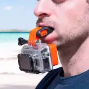 Mouth Mount Bite Holder for GoPro HERO 10 9 8 7 6 5 4 3+ 3 2 1 Surfing