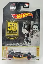 Mario Andretti Signed Hot Wheels 2019 Diecast 1/64 Anniversary Indy Car 500 Car