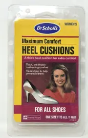 New Dr. Scholl's Women's All Shoes Heel Cushions One Size VTG NOS NIP 1993 90s