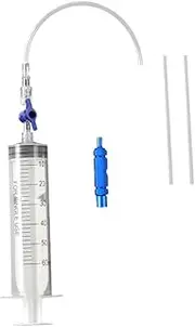 .Bike Tire Sealant Tool Kit Bike Cycling Injector Tubeless Sealant Injector Valve Cap Removal Injector Tool Bike Injector Kit for Most Sealants/