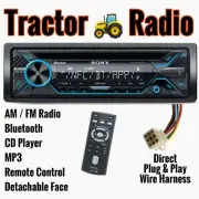 Sony Plug & Play KUBOTA Tractor Radio AM FM Bluetooth B2650 RTV 1100 RTX 1100C