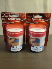 Mueller Wrap Sport Care Pre Wrap ~ White ~ 3" x 6 Yards ~ 2 Rolls ~ Free Ship!!