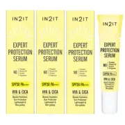 IN2IT Expert Sun Protection Serum HYA & CICA SPF50 PA+++ Skin Lightweight 20g x3