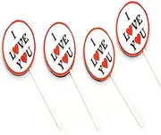 Ghasitaram Gifts Valentine Gifts Chocolates - Set of 8 Special I Love U Lollies