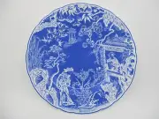 ROYAL CROWN DERBY MIKADO - BLUE - SALAD PLATE - 8 1/2" 904A