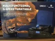 ORCC 10-in-1 Bluetooth Turntable Record Player with Built-in Speaker, Vinyl™