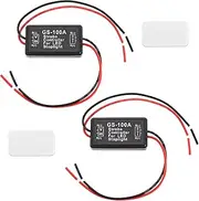ECSiNG 2PCS 12V-24V Flashing Strobe Blinking Controller Flasher Module for LED Brake Light Tail Stop Light Motor Vehicles Cars Motorcycles Electric Bikes