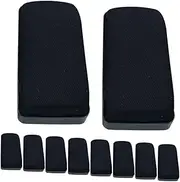 HOMSFOU 10PCS Dry Erase Board Erasers Ergonomic Modern Design Chalkboard Wipes for Classroom Office Use Lightweight Comfortable Strong Material