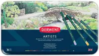 在飛比找PChome24h購物優惠-Derwent 達爾文 Artists系列36油性色鉛筆*3