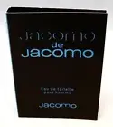 JACOMO de JACOMO pour Uomo Eau de Toilette Sample Vial Lot of 2 NEW w/CARD