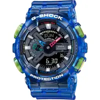 在飛比找PChome24h購物優惠-CASIO 卡西歐 G-SHOCK 繽紛半透明手錶 GA-1