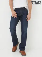 FatFace Dark Vintage Blue Bootcut Bootcut Jeans (F08177) | $136