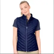 NWT Ovation Micah Vest Ladies SMALL Navy