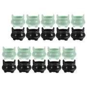 20 Pcs Mini Halloween Cauldron Plastic Buckets Miniature Decor