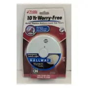 New - Kidde Worry Free Ten Year Life Smoke Alarm W/ Safety Light Model P3010H